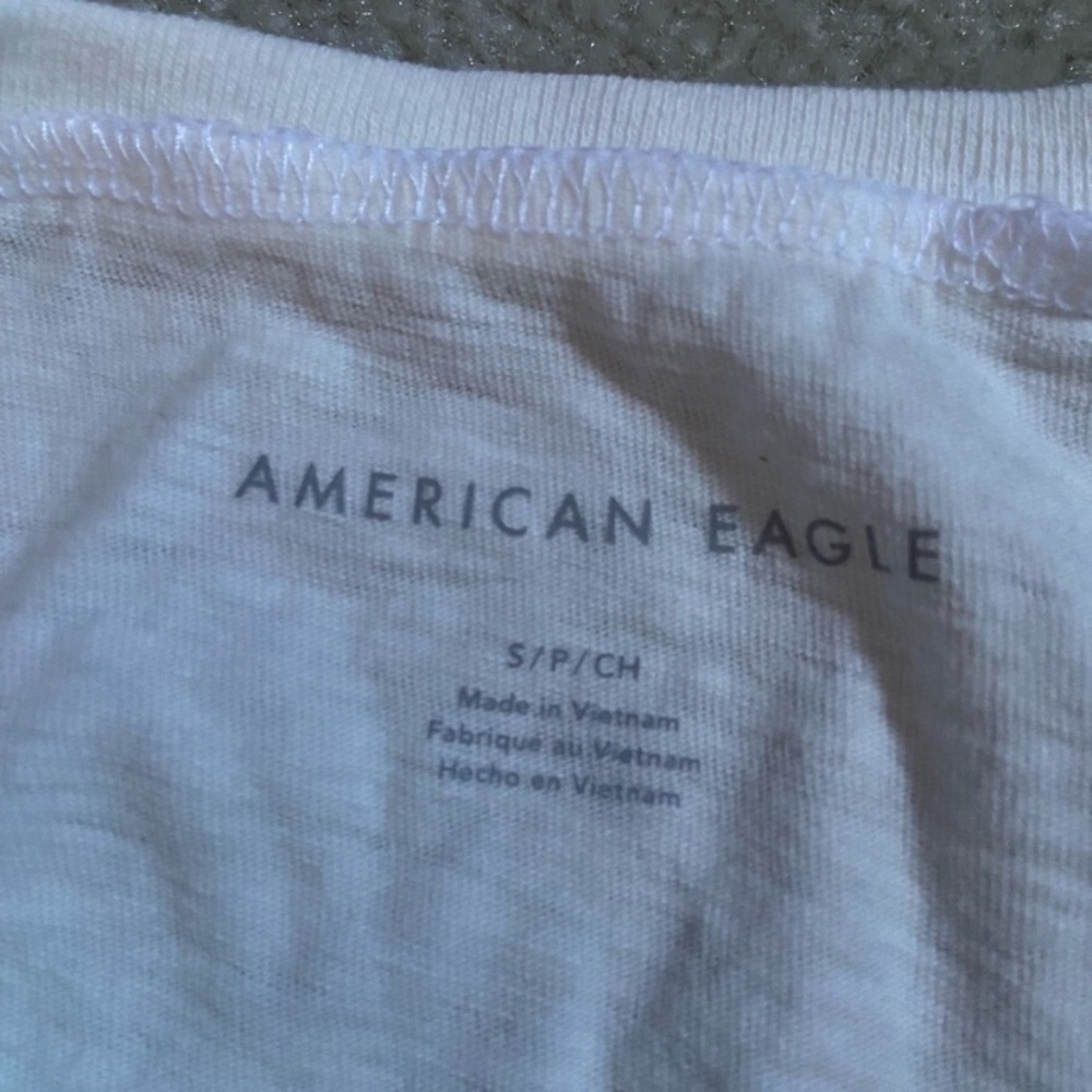 American Eagle Mens White T Shirt - Picture 2 of 2